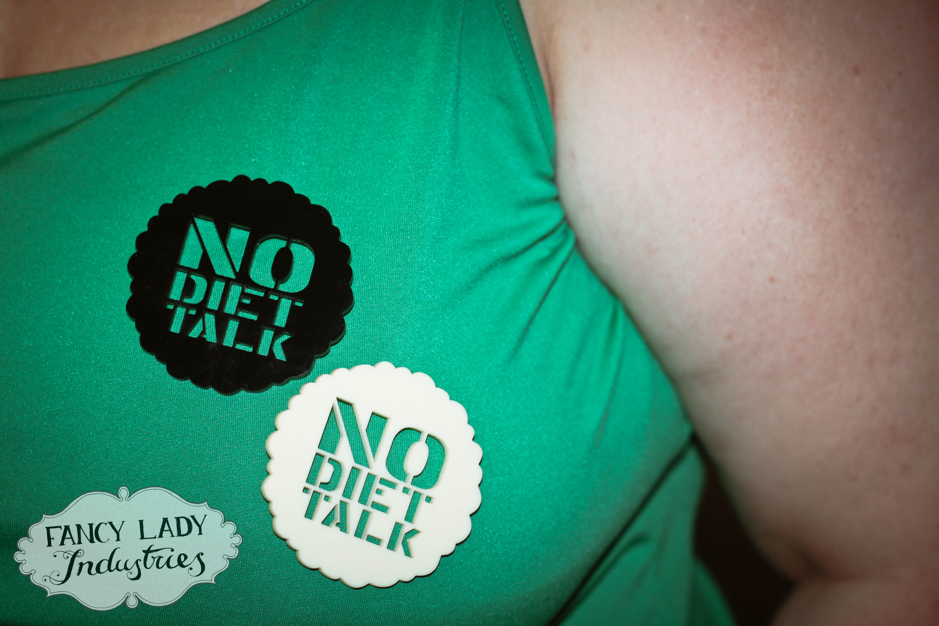No Diet Talk brooches are available to buy right now!