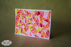 One of ten unique gem powa art card designs.